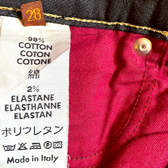 Black Straight NOTIFY Pants- Size 28 - - Picture 2 of 3